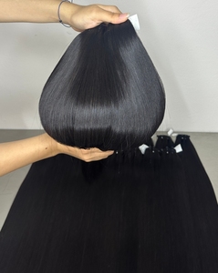 Paquete de Cabello Humano Virgen Remy Sin Procesar, Súper Doble Trama, Liso Sedoso, Cutícula Alineada, de Proveedor Vietnamita - Product Image 1
