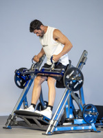 Máquina de remo orbital con carga de placas, duradera, para entrenamiento de fuerza, equipo de gimnasio profesional comercial de desarrollo propio de Rosen