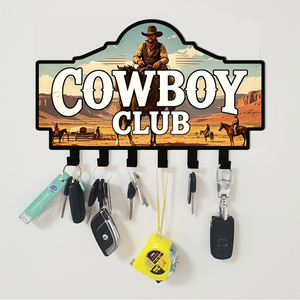 Man Cave Vintage Metal Sign <strong>Key</strong> Holder Rustic Route 66 <strong>Hook</strong> My Garage My Rule Sign Multi-purpose Cowboy Club Iron <strong>Wall</strong> <strong>Hook</strong> - Product Image 4