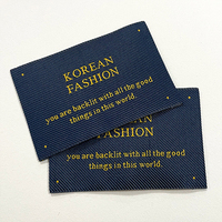 Étiquettes Tissées Personnalisées en Satin/Coton/Polyester avec Logo Imprimé pour Vêtements/Chapeaux/Sacs/Chaussures