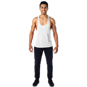 Camiseta Deportiva sin Mangas con Logotipo Personalizado para Hombre, Nuevo Estilo, Camiseta Deportiva para Entrenamiento y Fitness - Product Image 1