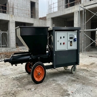 Machine à projeter du mortier, vente mondiale en promotion, composants essentiels avec technologie allemande