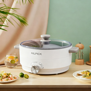 Poêle Électrique Multifonctionnelle à Vapeur et à Cuisson, Appareil de Cuisine Domestique, Mijoteuse Électrique à Prix Abordable - Product Image 1