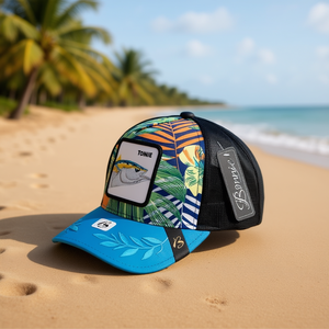 Cappello Trucker Bonnie a 6 Pannelli in Rete Traspirante, Unisex per Adulti, Primavera-Estate, Casual con Design Ricamato - Product Image 2