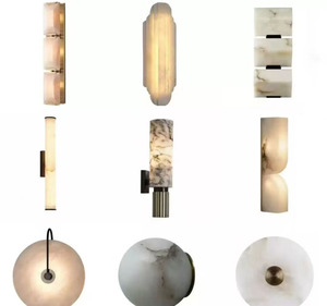 Lampada da Parete a LED 6W in Rame e Marmo Naturale di Lusso <span class=keywords><strong>per</strong></span> <span class=keywords><strong>Bagno</strong></span>, Hotel, Camera da Letto, Illuminazione Interna - Product Image 6