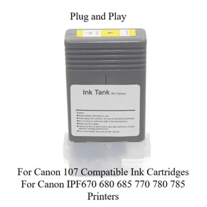 Cartouche d'encre OCB 130ML/PC PFI107 avec encre pigmentée pour imprimante Canon IPF680 IPF685 IPF770 IPF780 IPF785 IPF670 - Product Image 6