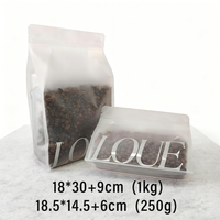 Bolsas de Empaque para Café con Fondo Cuadrado Personalizadas Premium, Impresas en Huecograbado, Resistentes a la Humedad y a Fugas, para Exportación