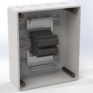 Boîte de jonction à 8 bornes à deux groupes PL00-TB-01W0 8 bornes JB, blanc, UL94, grade FR V0 directement de l'usine indienne - Product Image 6