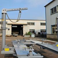 Machine de réparation de châssis de carrosserie automobile, outil de réparation de bosses de voiture, calibrateur de poutre de banc en acier inoxydable 5600x2200mm Mecpower