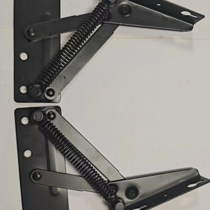JYCHardware Spring Hinge For Sofa <b>Bed</b> Frame Black Iron Corner Bracket With Split Design One Side Each - Product Image 3