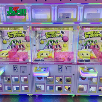 Machine à capsules à thème Kawaii, distributeur de balles à monnayeur avec LED arc-en-ciel pour centre de jeux