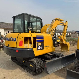 Excavadora Usada en Japón, Mini Excavadora Pequeña KomatsuPC56 KomatsuPC55 de 5.6 Toneladas 5.5 Toneladas, Excavadora de Segunda Mano para Construcción con EPA/CE - Product Image 1