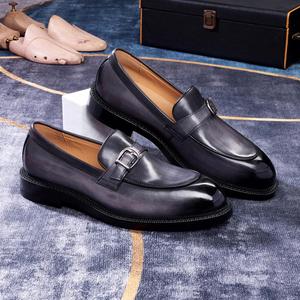 Zapatos Formales de Hombre de Alta Calidad, Diseño Elegante y Resistentes al Desgaste, Zapatos de Cuero Transpirables para Otoño, Bodas y Fiestas - Product Image 1