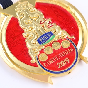 Médaille de course virtuel en émail souple, produit personnalisé, 5K 10K, semi-Marathon, finition - Product Image 5