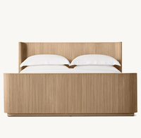 Nouvelle arrivée Ensemble de chambre à coucher de luxe américain mobilier cadre de lit King Size
