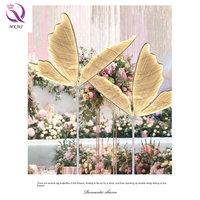 Accessoires de mariage lumineux ailes de papillon pendentif décoration de plafond scène de mariage plafond piste de fer LED ornements de route lumineux