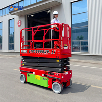 Plateforme élévatrice à ciseaux électrique sur roues CFMG 8m/230KG, autopropulsée, avec certification CE ISO