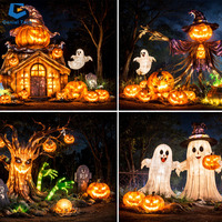 FL-70 Chinesische Laterne LED-Spinnenlaterne Dekorative Festlaterne für Halloween Feiertage Events