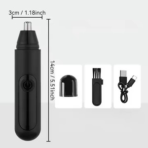 <span class=keywords><strong>Tondeuse</strong></span> Électrique pour Poils de Nez, Oreilles et Sourcils pour Hommes, Outil de Nettoyage Électrique pour Rasage, Silencieuse, Portable et Mini - Product Image 4