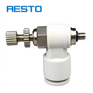 रेटो मिनी SL4-M3 पुरुष त्वरित नियामक कोहनी फिटिंग एयर फ्लो कंट्रोल थ्रॉटल स्पीड कंट्रोल वाल्व - Product Image 2