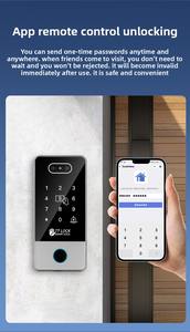 Уличный водонепроницаемый контроллер доступа TTLock с поддержкой Bluetooth, RFID 13,56 МГц и паролем, степень защиты IP68 для безопасности ворот/дверей - Product Image 5