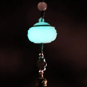 Lotus Scented Sachet Car Pendant Aromatherapy Keychain <b>Hanging</b> 2.6x2.4cm Chinese Retro Style Gift - Product Image 4