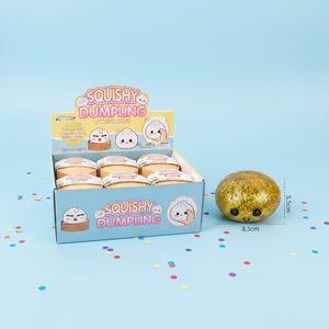OEM Dumpling <b>Squishy</b> Steamed Bun Baozi Mystery Box Colorful Stress Balls Fidget Sensory Toy Food Anti Stress Balls - Product Image 4