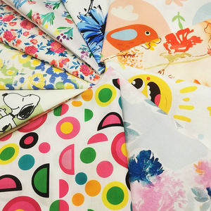 Nouveau tissu en coton popeline imprimé fleurs et plantes, 100% coton, style années 80, respirant, tissu londonien, 120 g/m², nouveau - Product Image 4