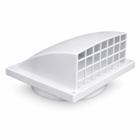 Grille d'aération murale carrée en plastique ABS au design moderne et durable, garantie 1 an, pour système de ventilation hospitalier, Chine Graphic