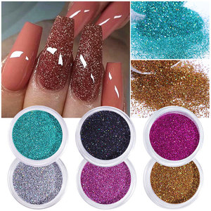 Ensemble de poudres à paillettes pour ongles, paillettes dorées et argentées, breloques en forme de cœur et de papillon, Kit de décoration pour ongles, pour bricolage, Nail Art, Salon de manucure - Product Image 5