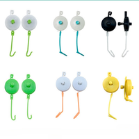 Crochets de support pour plantes en PP moderne, réglables et personnalisables, type Yoyo, avec butée, pour la culture des plantes, fournitures de jardin