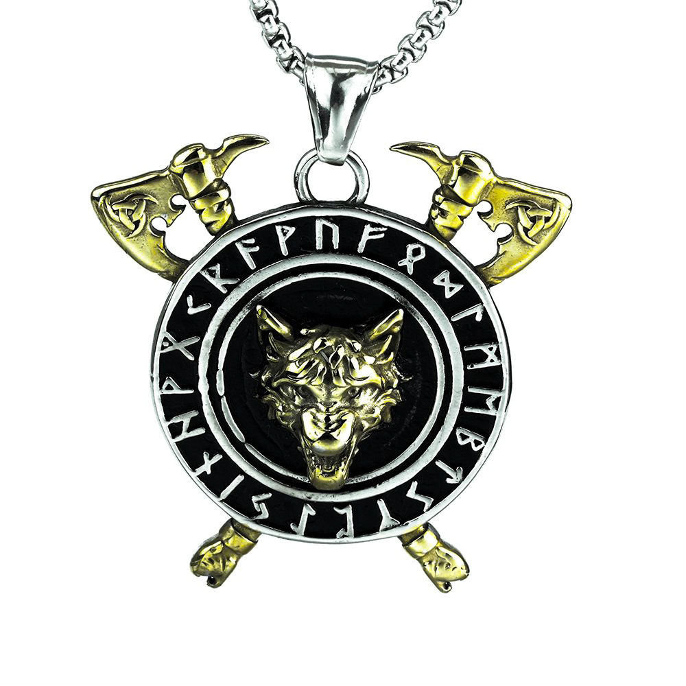 01301 Gold-tone - with chain 60cm