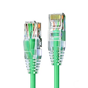 สายเคเบิลอีเธอร์เน็ตแบบบางเฉียบ Cat6A ป้องกันโทรคมนาคมใช้มาตรฐาน RoHS - Product Image 4