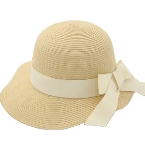 Vita Gaoda usine de haute qualité en gros style classique été chapeau de paille de plage