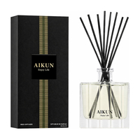 Diffuseur de parfum AIKUN Deluxe en coffret cadeau, marque privée, pour la décoration de hall de villa, diffuseur à bâtonnets pour une atmosphère fraîche et luxueuse