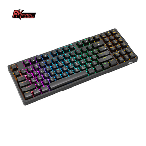 Royal Kludge คีย์บอร์ดเกม Rk92 Pc,คีย์บอร์ด Hotswap ไร้สายรุ่น Teclado 92คีย์แป้นพิมพ์ภาษารัสเซียแบบกำหนดเอง - Product Image 5