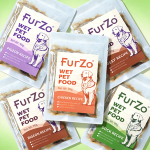 อาหารเปียกสำหรับสุนัขแบบปรับแต่งได้ 90 กรัม สูตร<span class=keywords><strong>เนื้อ</strong></span>วัว <span class=keywords><strong>เนื้อ</strong></span>ไก่ <span class=keywords><strong>เนื้อ</strong></span>นกพิราบ และเนื้อเป็ด ขนมสุนัขที่มีคุณค่าทางโภชนาการ - Product Image 2