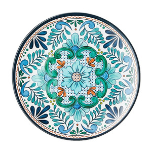 Assiettes de table en mélamine marocaines, rondes, au design personnalisé, bon marché - Product Image 2