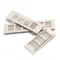 Grille d'aération pour meubles, panneau de ventilation rectangulaire en aluminium, couvercle de dissipation de chaleur pour armoire/placard