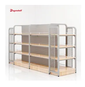 Dragonshelf boutique shop fittings and display wooden clothes wall display cabinet furniture hot retail clothing store shelf