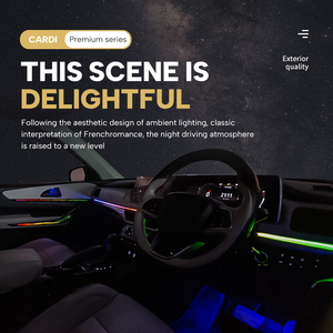 Bande lumineuse <span class=keywords><strong>intérieure</strong></span> de voiture 12V CARDI pour Mahindra D4 XUV, compatible avec les modèles OEM multicolores et monocolores - Product Image 4