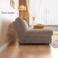 Canapé convertible multifonctionnel Cloud à double usage, pliable, 3 places, en tissu, pour salon, canapé-lit pour petit appartement