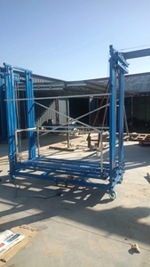 Di động có thể gập lại 10m 500kg thang máy điện giàn giáo Nâng Nền tảng với điều khiển từ xa - Product Image 5