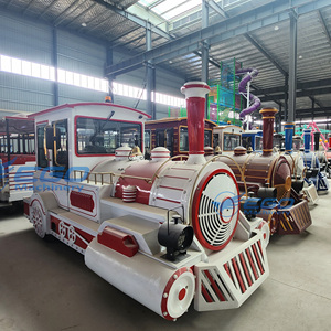 Nuevo Diseño de Tren Eléctrico Vintage para Fiestas en Interiores y Exteriores, Tren Pequeño sin Rieles para Niños en Venta - Product Image 1