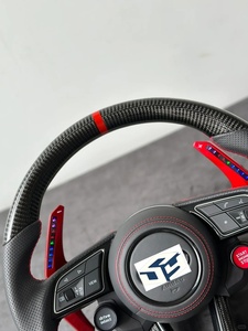 Volante de Fibra de Carbono Personalizado Compatible con Audi A1 A3 A4 A5 A6 A7 RS R8 <span class=keywords><strong>RS3</strong></span> C7 Q5 Q7 S3 8V B8 B9 S4 Q3 Q8 TT - Product Image 6