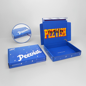 Caja de Cartón Corrugado con Tira Desgarrable para Joyería, Cosméticos, Ropa, Caja de Envío con Cierre Desgarrable, Plegable - Product Image 2