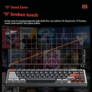 Nuphy Halo65 He Commutateur magnétique <span class=keywords><strong>Rappid</strong></span> Tigrou RGB 65% Clavier mécanique Esports Clavier dédié - Product Image 5