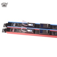 Disjoncteur intelligent à 3 phases PDU C13 C19 MIX 24 ports V/A remplaçable à chaud et affichage du courant terminal sans fil