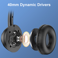 Casque téléphonique filaire de haute qualité New Bee H368 pour bureau, centre d'appels, casque USB avec microphone flexible