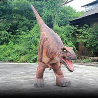 Costume de mascotte DCA392, robot, de dinosaure, t-rex